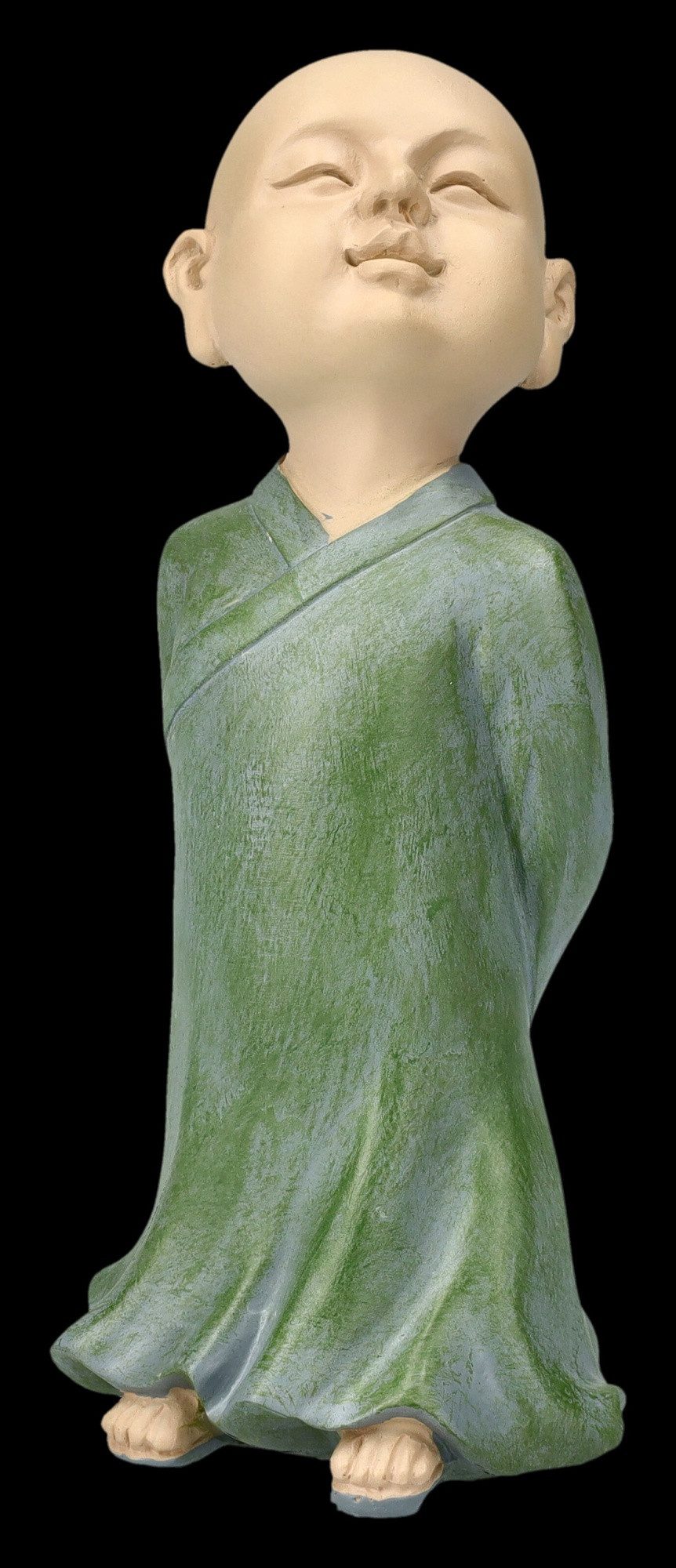 Figuren Shop GmbH Dekofigur Buddha Mönch Figur - Der Schüler - Mythologie Dekofigur Dekoration