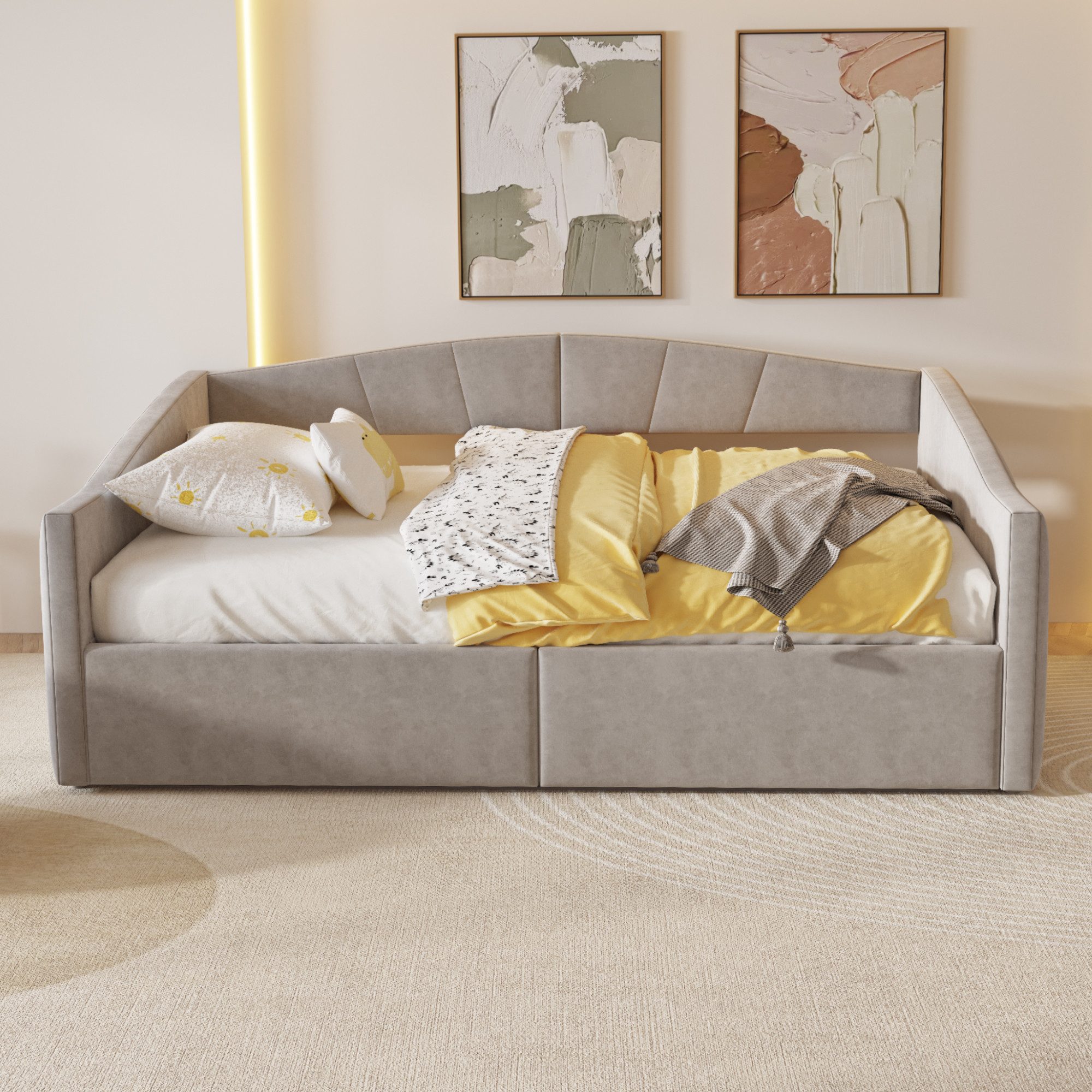 HAUSS SPOLE Schlafsofa 140x200cm mit hydraulischer günstig online kaufen