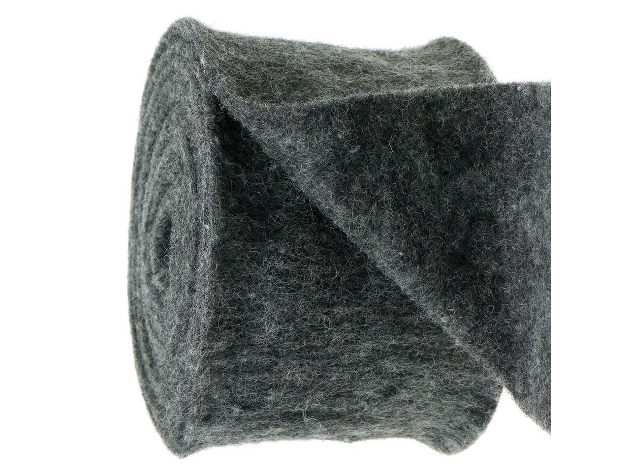Thumbnail - STYLIT by Lehner Wolle Filzband Filzband Dunkelgrau 15cm x 5m - Bastelfilz für Dekoration & Floristik