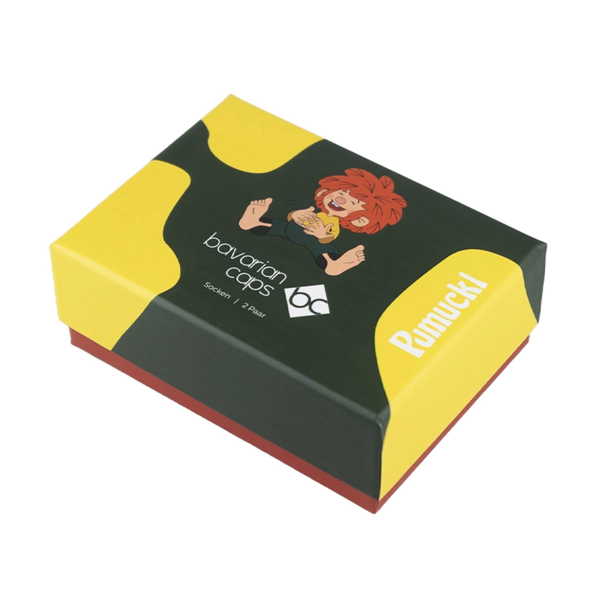 Bavarian Caps Freizeitsocken Bavarian Caps - 2er Sockenbox "Pumuckl", v2 bu günstig online kaufen