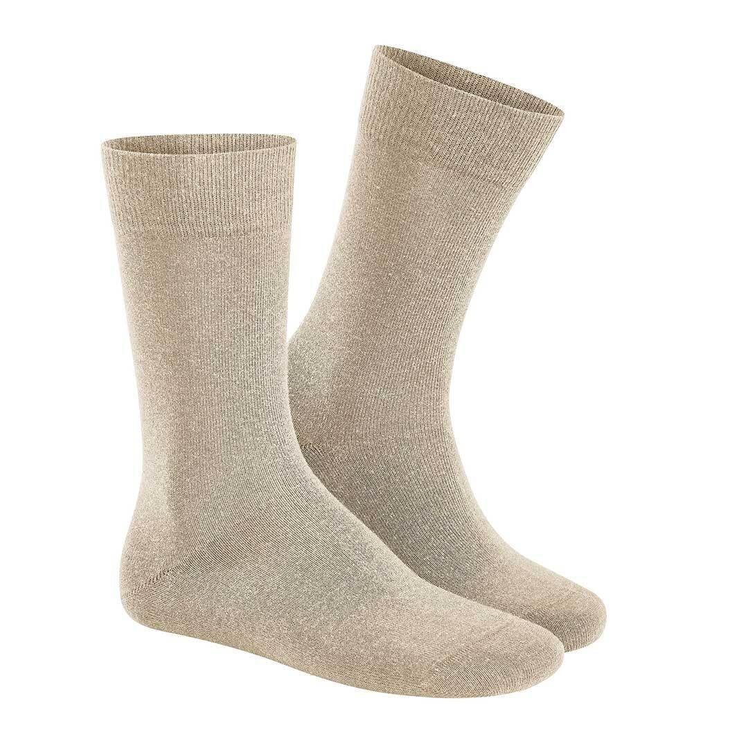 Hudson Basicsocken RELAX COTTON (1-Paar) Herren Baumwollsocken ohne Gummi Sisal 0783 | Socken