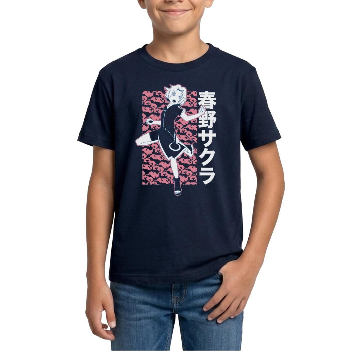 T-Shirt Naruto Cooles Design Mit Sakura Teenager T-Shirt