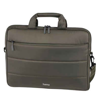 Hama Laptoptasche Notebook Tasche bis 34 cm (13,3 Zoll) aus Nylon, eleganter Look, Mit Tablet- und Dokumentenfach, Organizerstruktur und Trolleyband