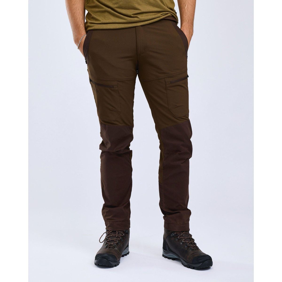 Pinewood Outdoorhose Finnveden Hybrid Trouser Hochfunktionale Wanderhose mit ergonomischem Schnitt und
