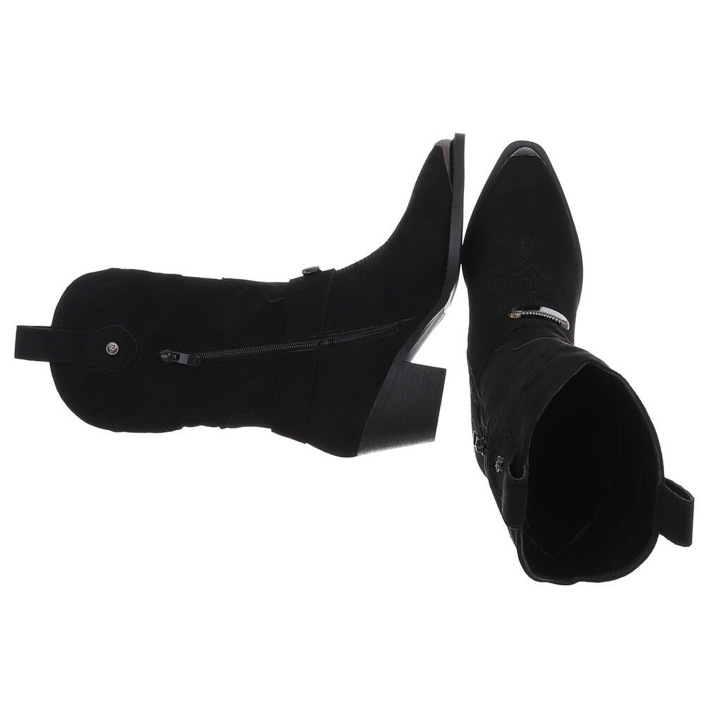 Ital-Design Damen Stiefel mit Schnalle und elegantem Design Westernstiefel günstig online kaufen