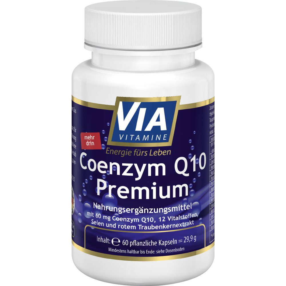 Via Vitamine Coenzym Q10 Premium Kapseln, 29,9 g