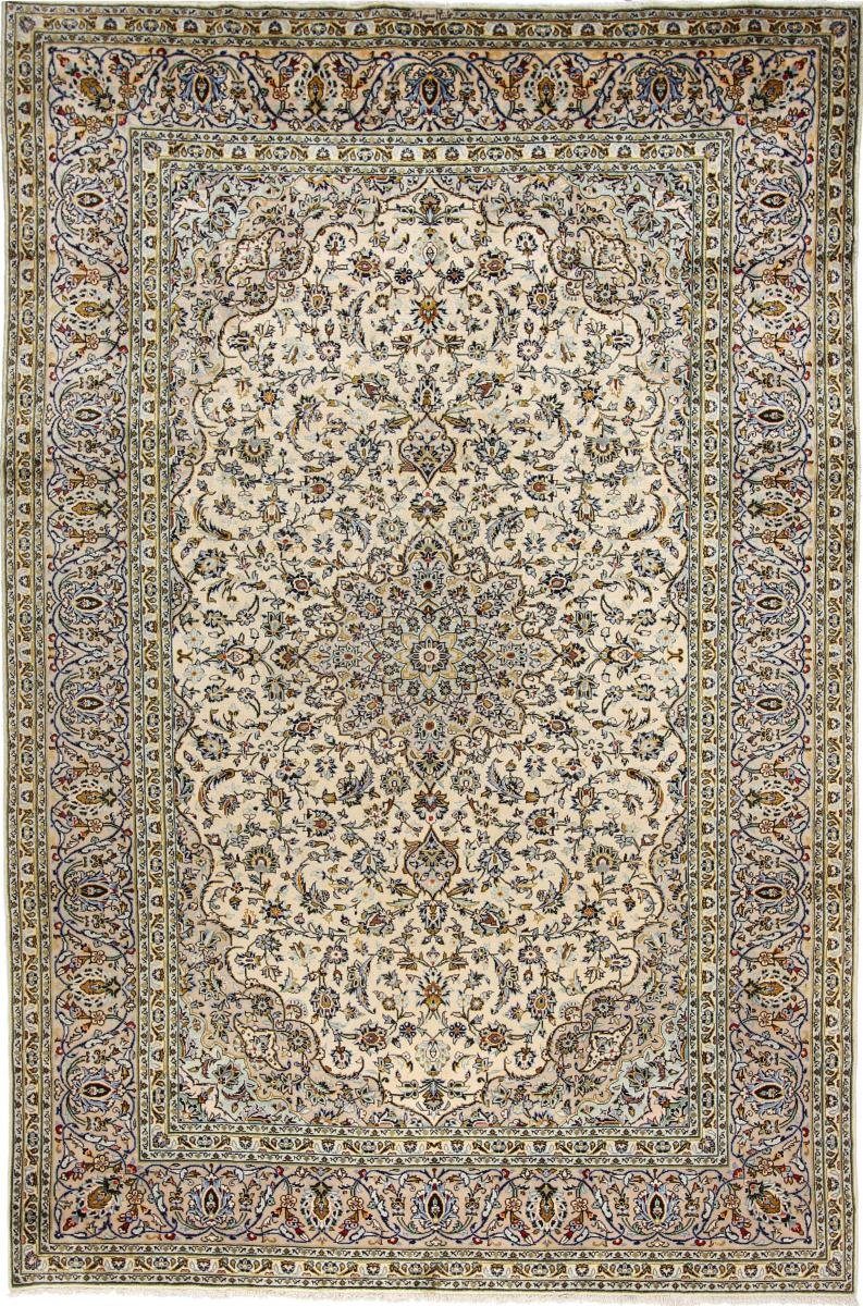 Orientteppich Keshan 240x364 Handgeknüpfter Orientteppich / Perserteppich, Nain Trading, rechteckig, Höhe: 12 mm