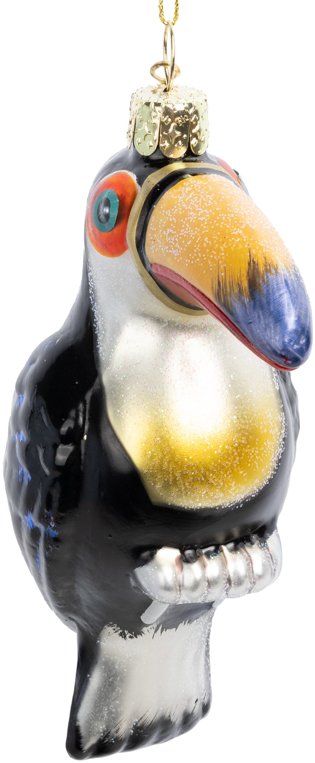 SIKORA Christbaumschmuck Tukan besondere Weihnachtskugel Glas Anhänger – BS günstig online kaufen