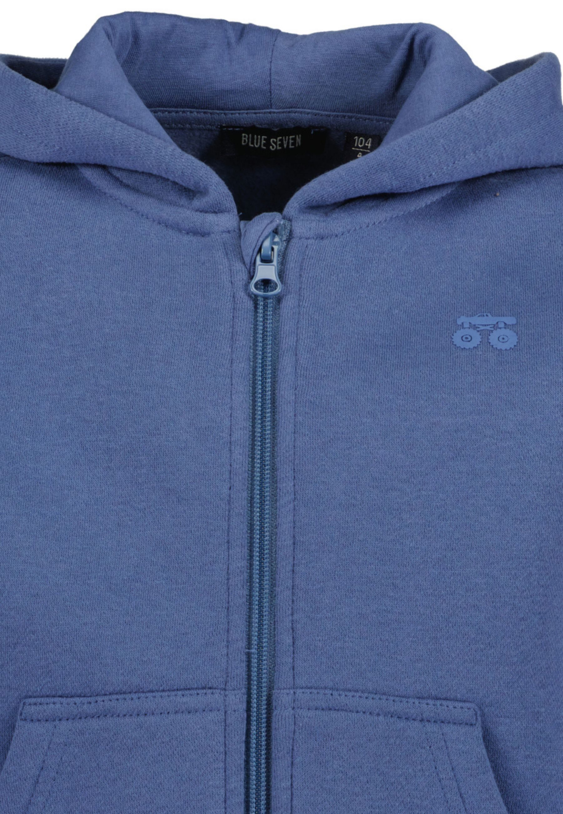 Blue Seven Kapuzensweatjacke Baumwollmischung – Bild 3 von 3