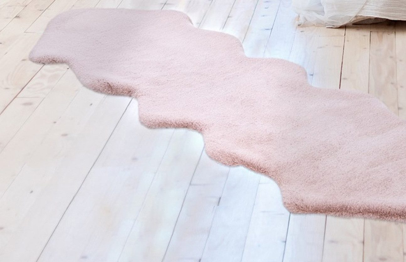Arte Espina Fellteppich Rabbit 300, fellförmig, günstig online kaufen