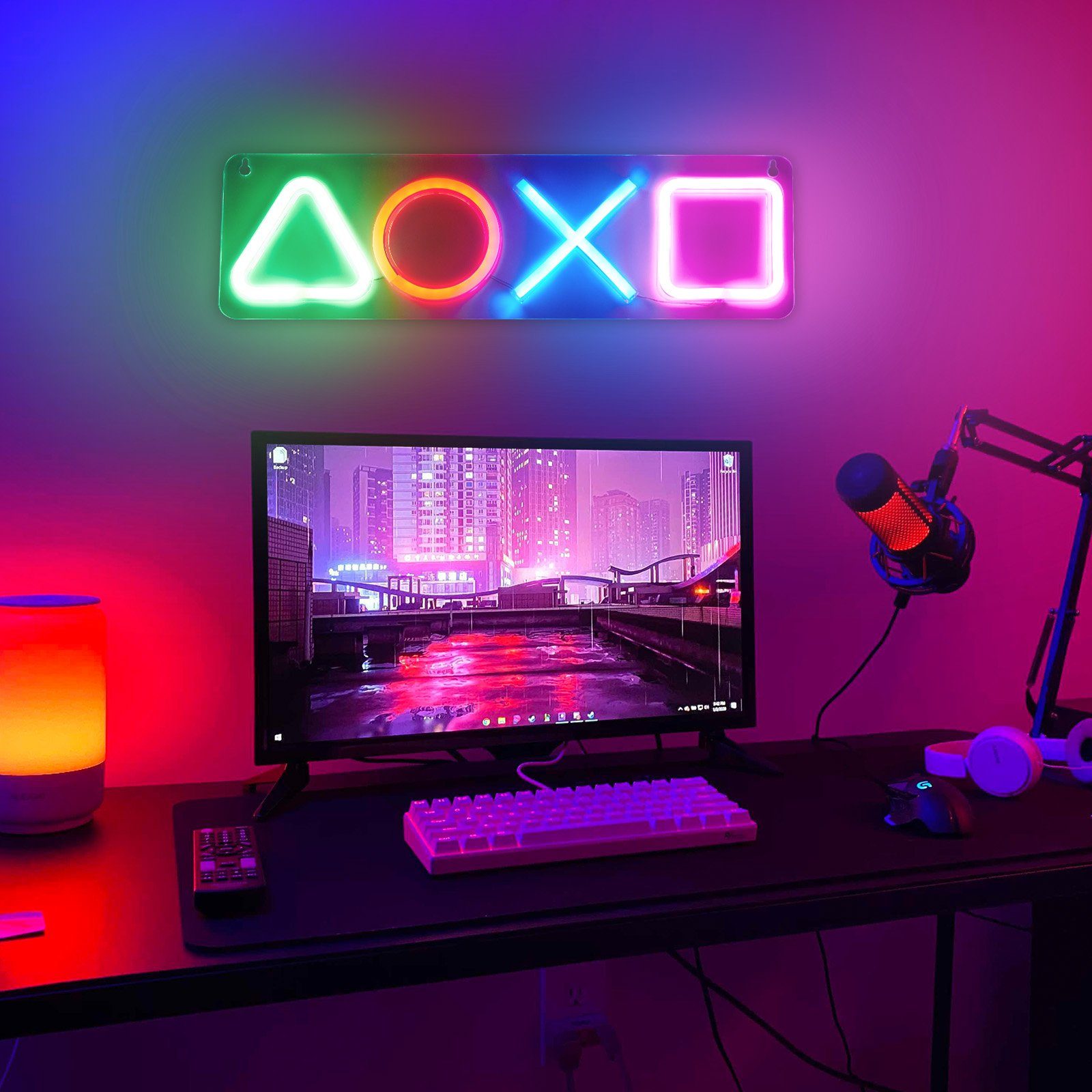 Nachtlicht LED Neon Schild Licht Nachtlicht Leuchtreklame Sign Wandleuchte,USB