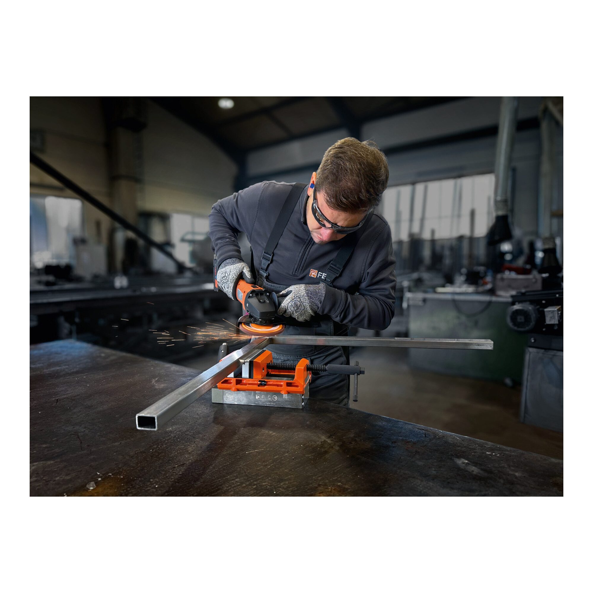 Fein Schraubstock Fein Magnetschraubstock mit Backenbreite von 100 mm, VersaMAG Schraubs