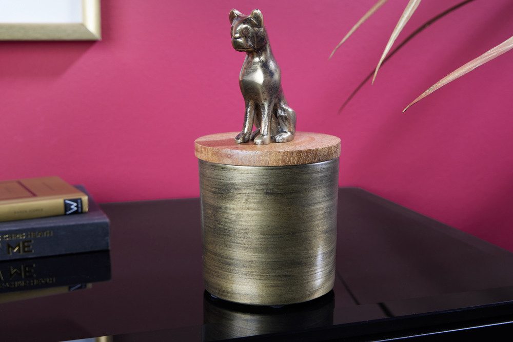 riess-ambiente Aufbewahrungsdose PANTHER 20cm gold – günstig online kaufen