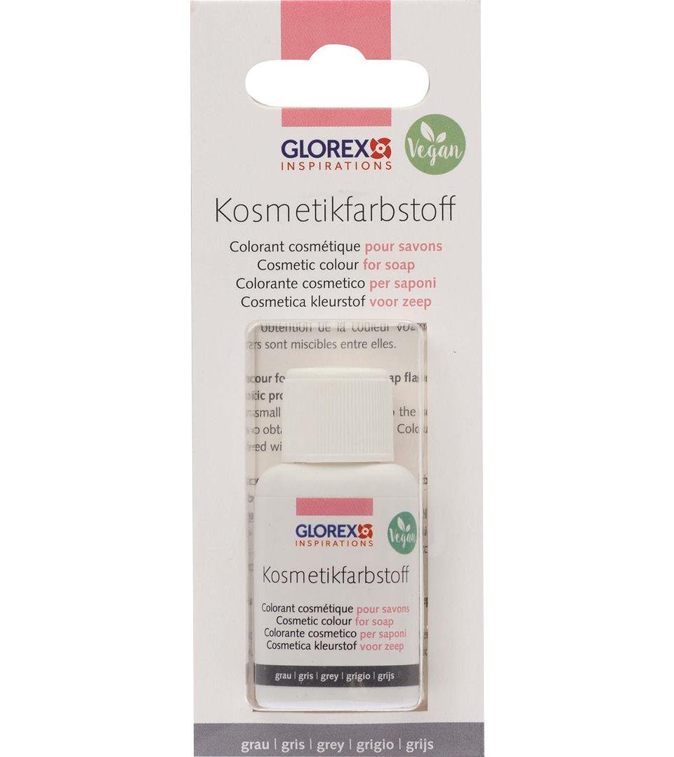 Glorex Bastelnaturmaterial Glorex Seifen-Kosmetik-Farbstoff grau 20 ml