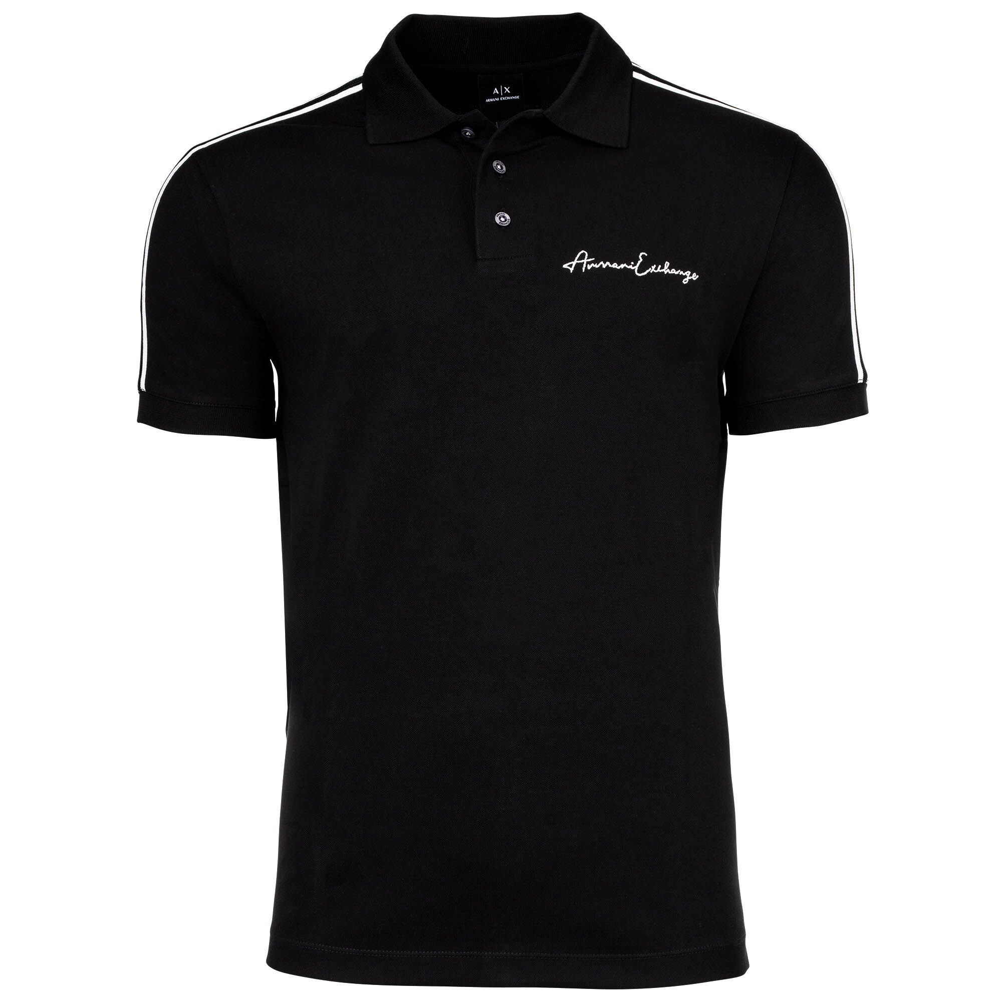 ARMANI EXCHANGE Poloshirt Herren Poloshirt - T-Shirt, Logo, einfarbig