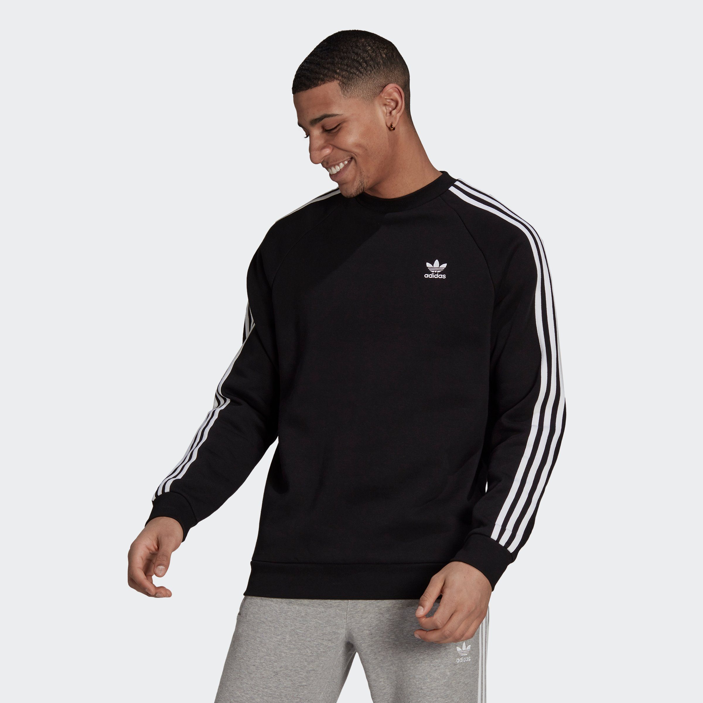 adidas Originals Sweatshirt ADICOLOR CLASSICS 3-STREIFEN BLACK