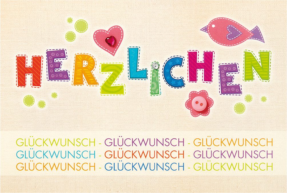 Grußkarten Allgemeine Wünsche - PopUp-Card - Klappkarte mit 3D-Innenleben