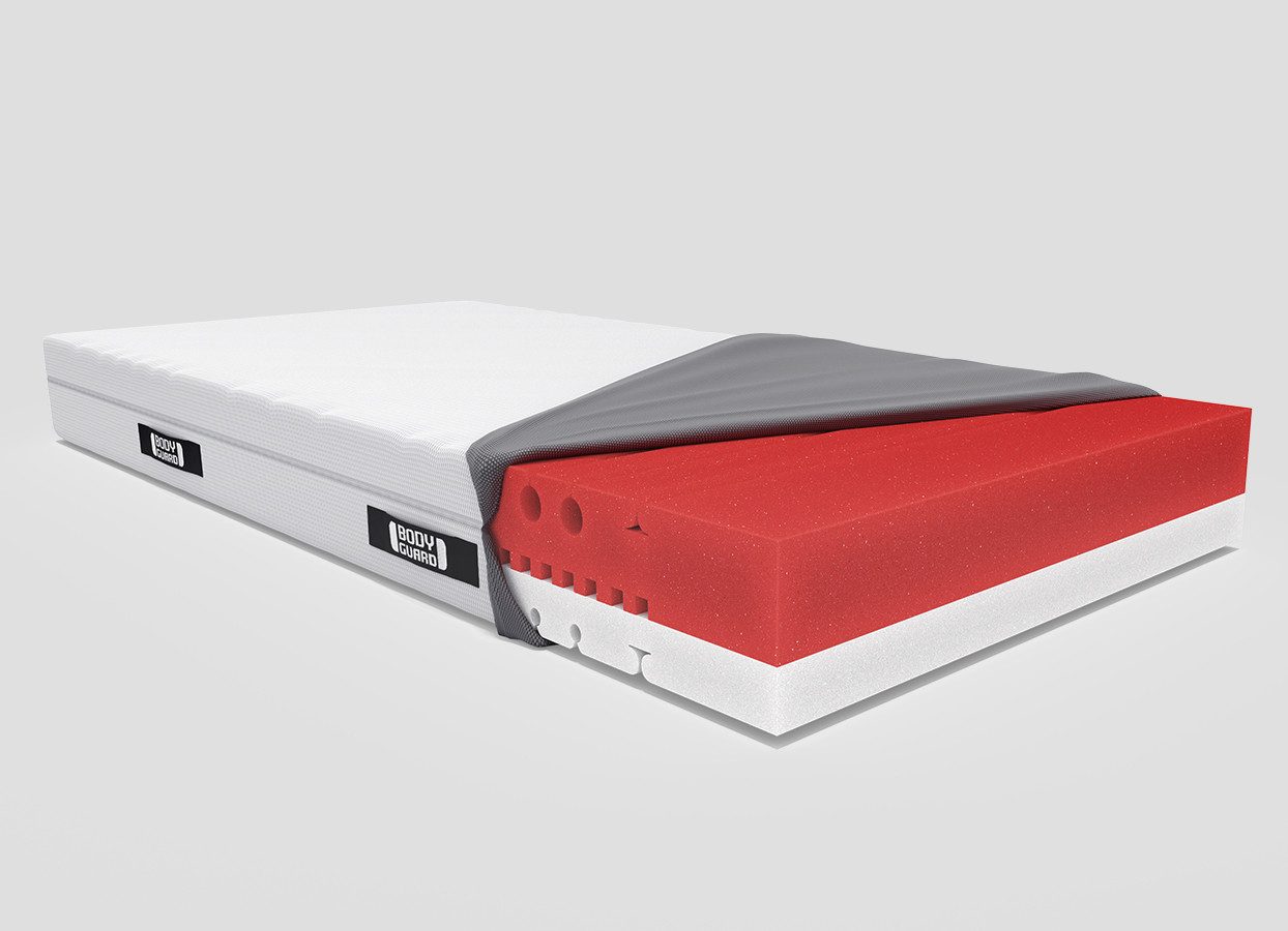 Kaltschaummatratze BODYGUARD Anti-Kartell-Matratze Weich, bett1.de, 18.5 cm hoch, atmungsaktiver HyBreeze® Funktionsbezug