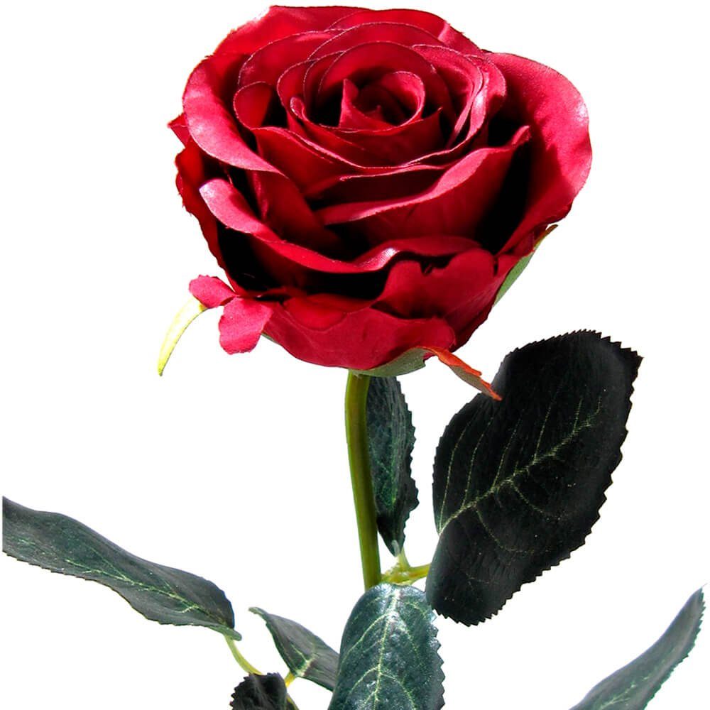 Kunstblume Rose Madame Stielrose Kunstpflanze 37 günstig online kaufen