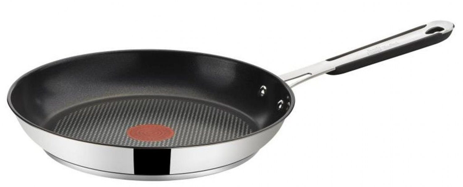 Tefal Bratpfanne Tefal Jamie Oliver Harteloxierte Profi Bratpfanne Pfanne Ø28 cm - 6-Lagen Tefal Prometal Pro Antihaft-Versiegelung, Edelstahl (1-tlg), Ø 28 cm, Induktion
