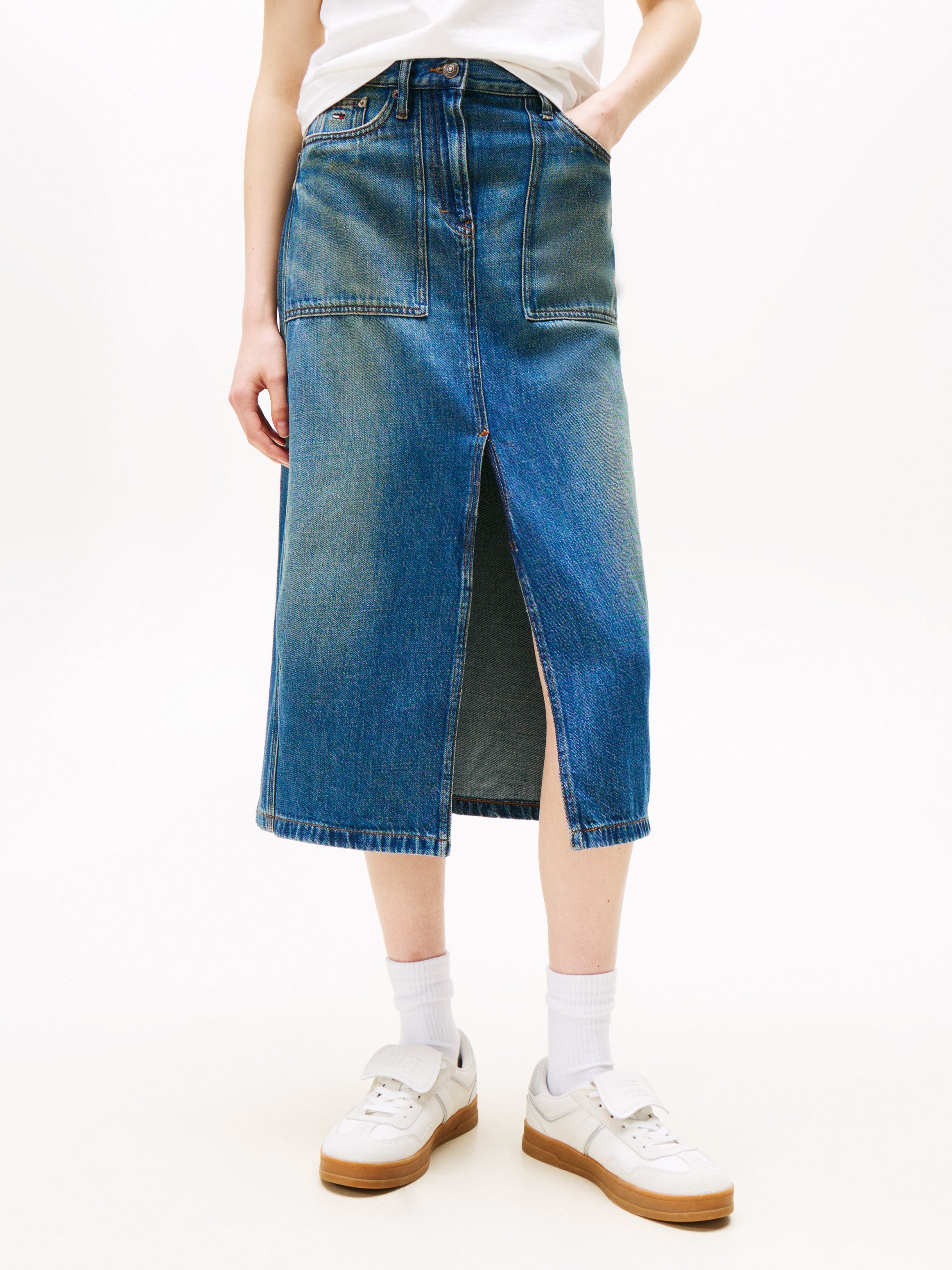 Tommy Jeans Jeansrock CLAIRE MIDI SKIRT günstig online kaufen