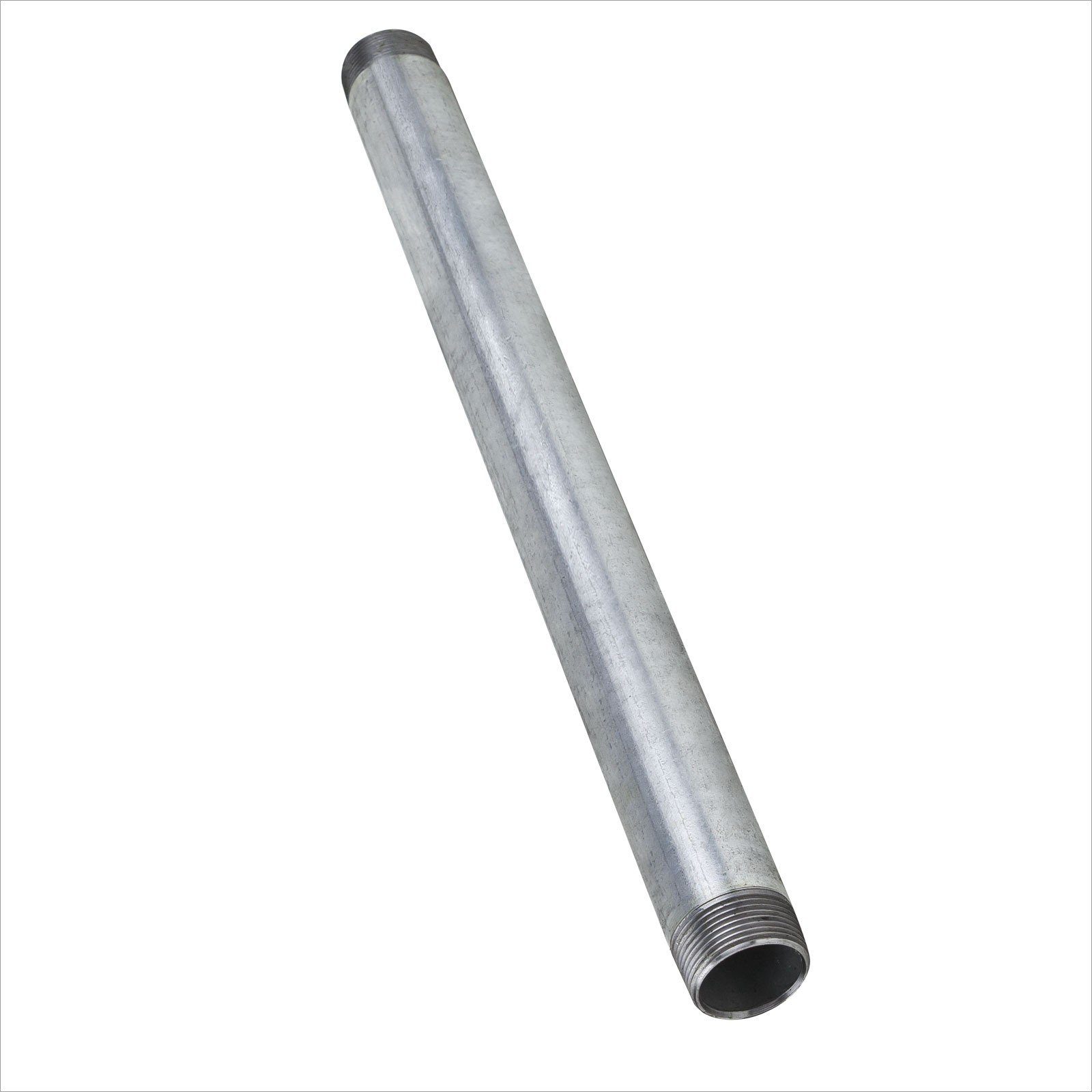 Atusa Gewindefitting Rohrdoppelnippel 1 1/2 Zoll x 1000mm 1m DN40 Langnippel verzinkt