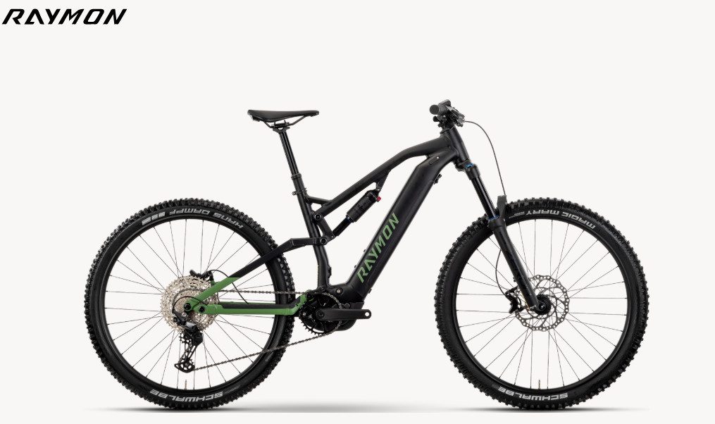 R Raymon E-Bike Raymon Trailray 150, 720 Wh 85 Nm -in 2 Varianten erhältlich, Mittelmotor, 720 Wh
