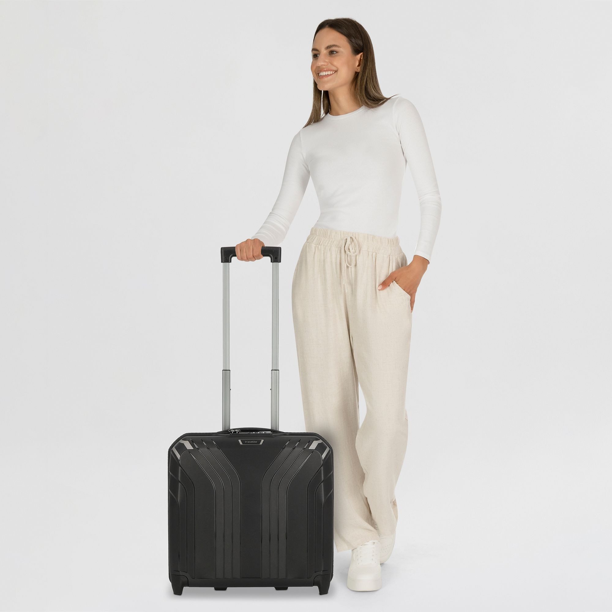 travelite Business-Trolley Elvaa, 2 Rollen, Polypropylen
