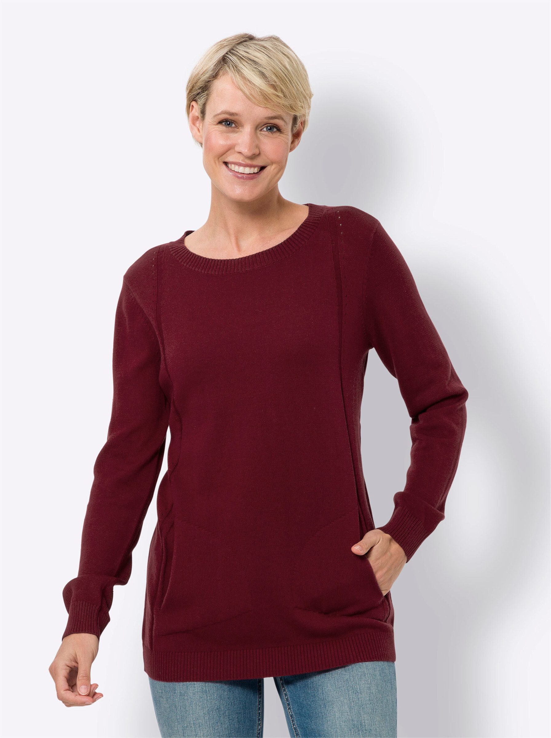 Strickpullover Langarm-Pullover