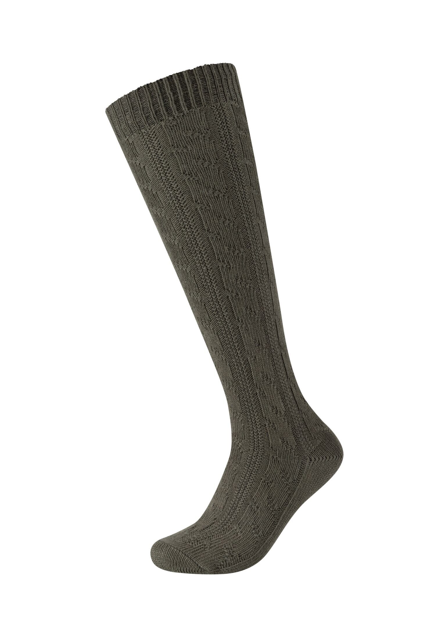 olive 1er Pack dark Kniestrümpfe Trachtensocken Camano