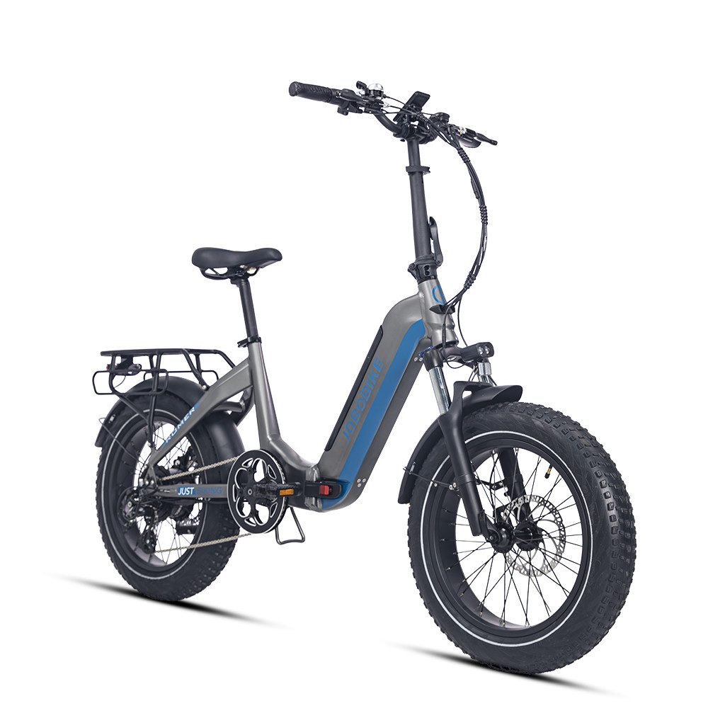 JOBOBIKE E-Bike Jobo Romer 20 Zoll-E-bike, 7 Gang Shimano, 720 Wh Batterie, (Set, mit Akku-Ladegerät, mit Werkzeuk, mit Akku-Schlüssel), 48V 11.6Ah(557Wh) Akku