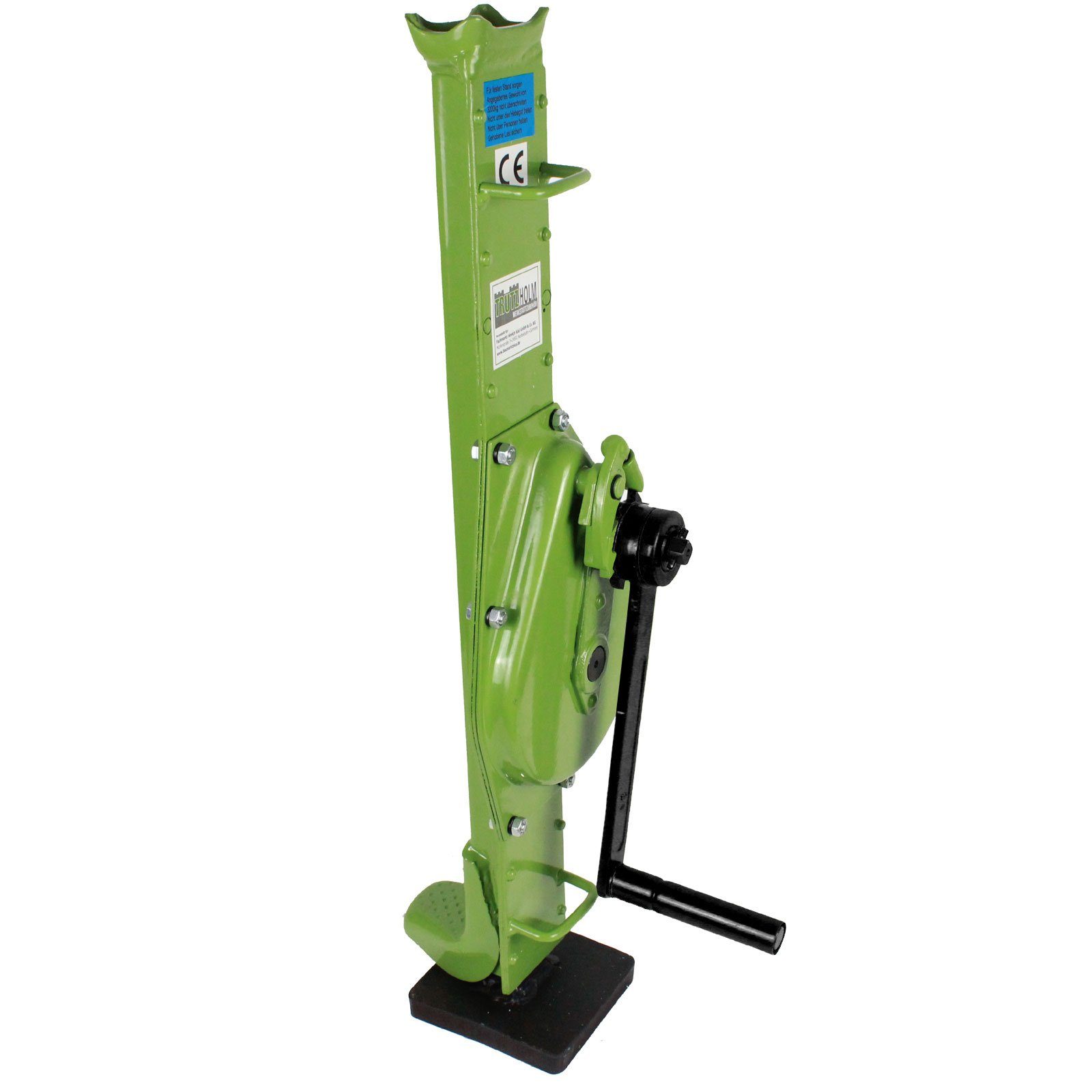 TRUTZHOLM Winde Stockwinde Zahnstangenwinde 3000 kg 72,5-109,5 cm Höhe Hubwinde, (1-St), auomatische Bremse,große Grundplatte