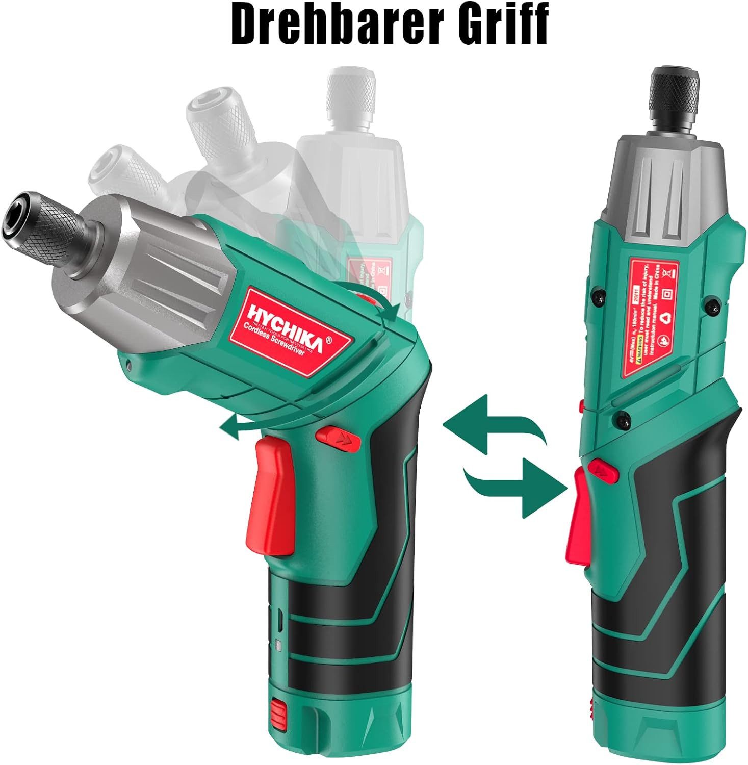 HYCHIKA BETTER TOOLS FOR BETTER LIFE Akku-Schraubendreher Hychika Cordless Screwdriver, (Packung)