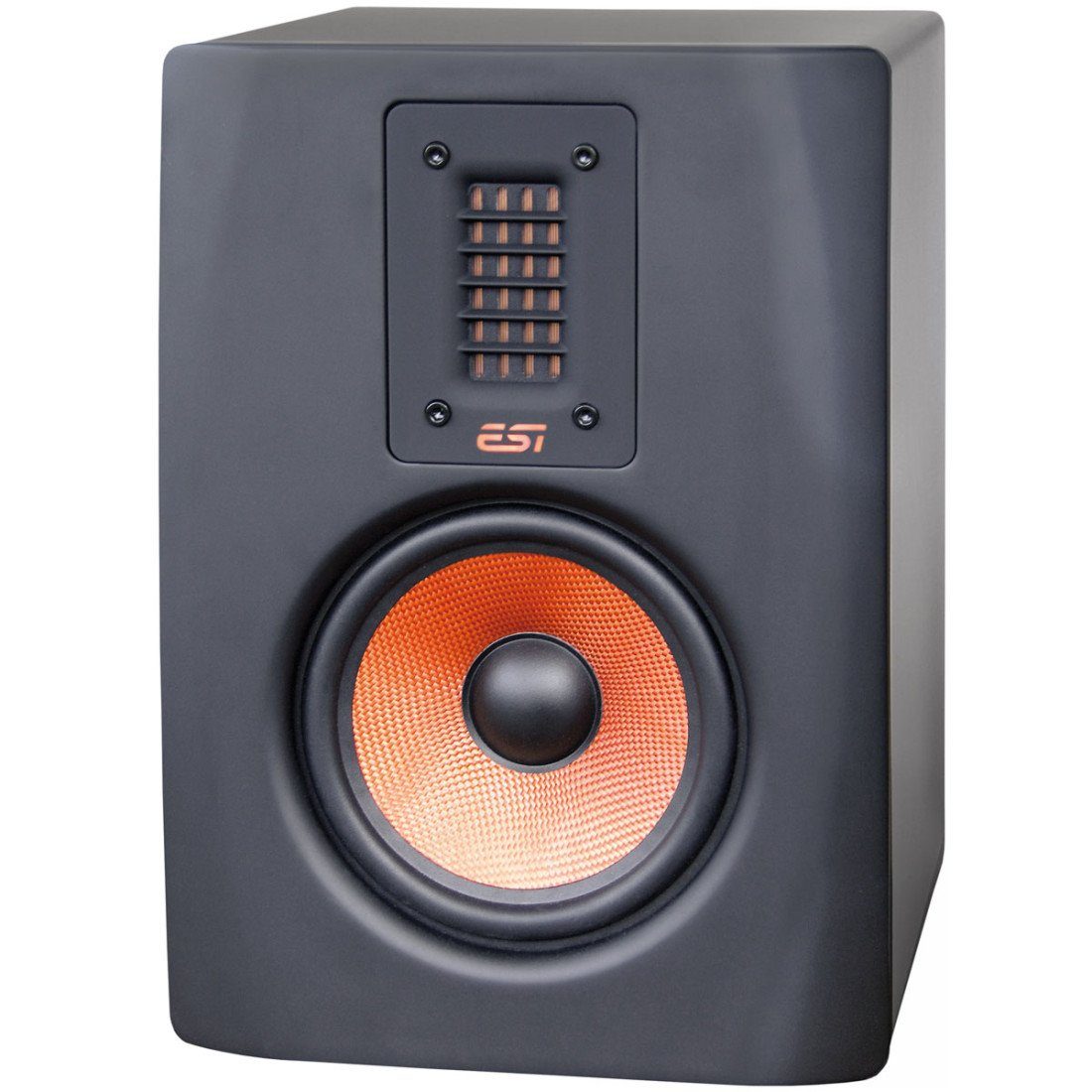 ESI Audio ESI Unik 05+ Monitor-Boxen Paar mit Dämpfer PC-Lautsprecher Aktive Monitor-Boxen (1 Paar, 80 W, mit Boxen-Füße)