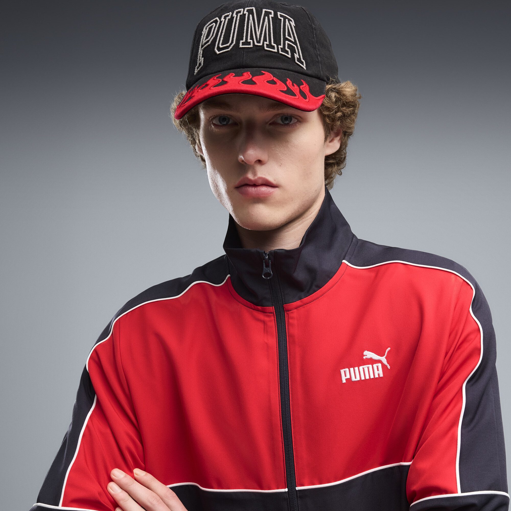 PUMA Trainingsanzug Colourblocked Gewebter Trainingsanzug Herren – Bild 4 von 5