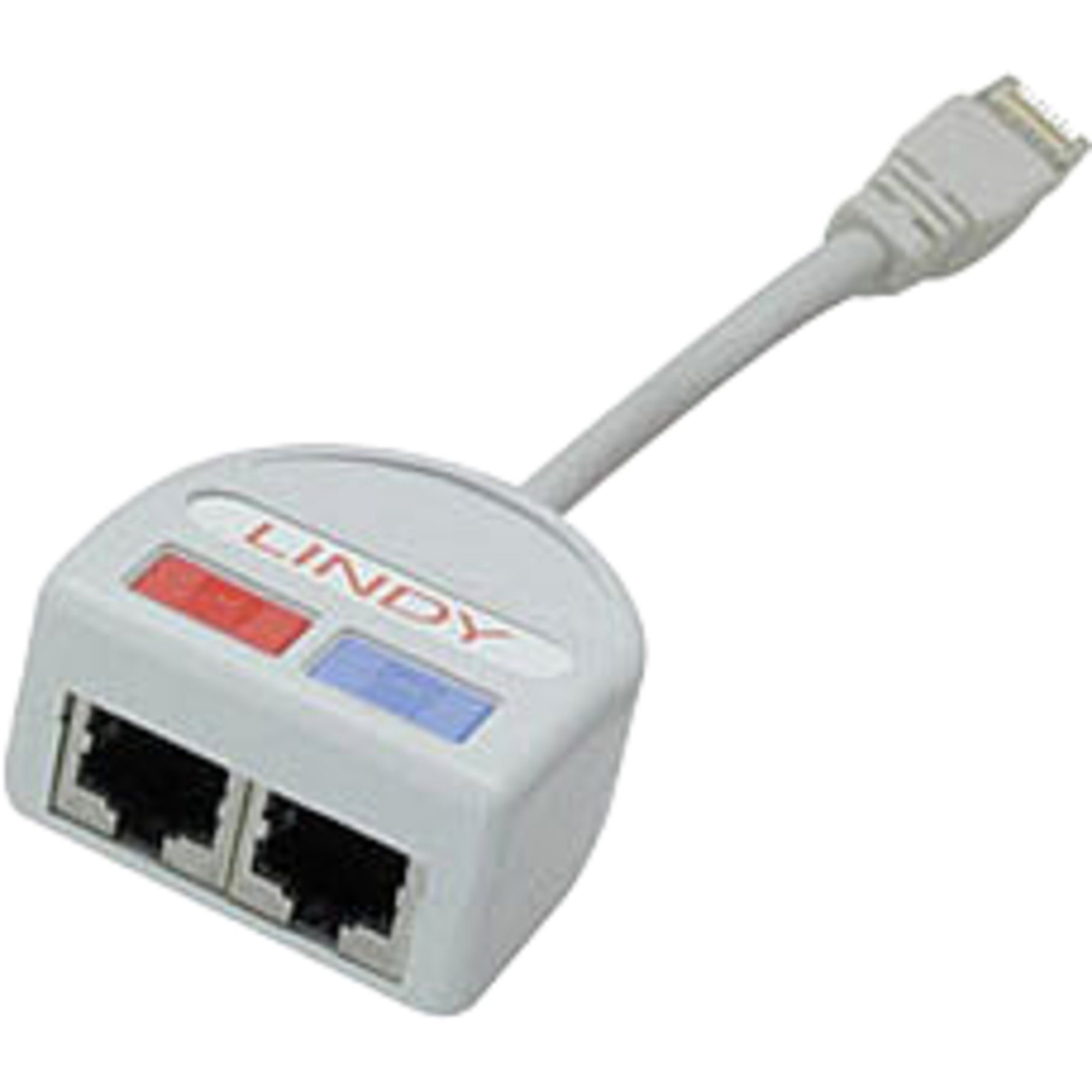 Lindy Port Doubler UTP, Y-Kabel, (2x Fast Ethernet LAN-Kabel