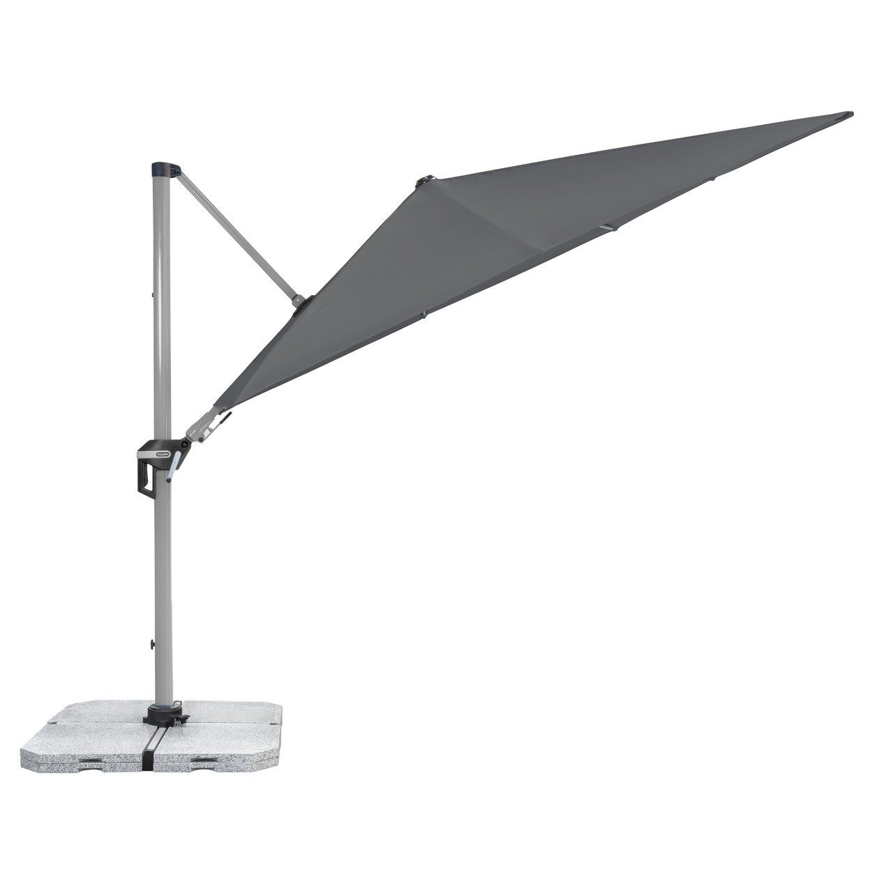 doppler® Ampelschirm Doppler Active II Ampelschirm 350 x 260 cm Anthrazit 840 mit