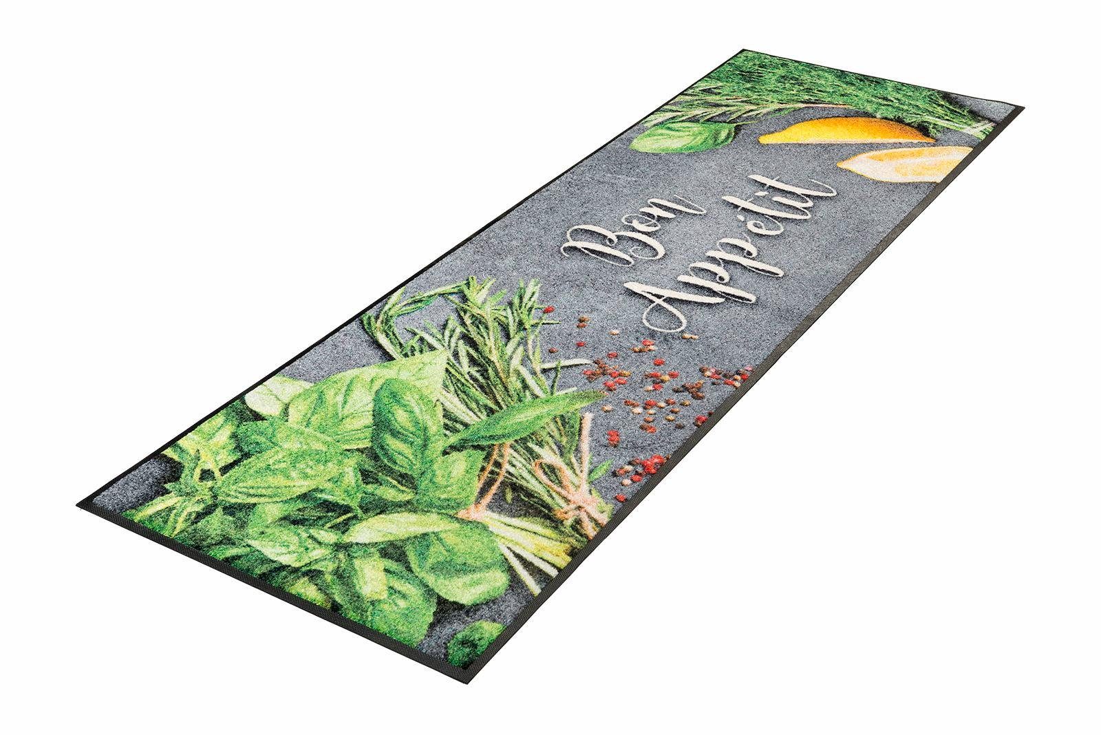 wash+dry by Kleen-Tex Küchenläufer Bon Appetit, rechteckig, Höhe: 7 mm, Mot günstig online kaufen