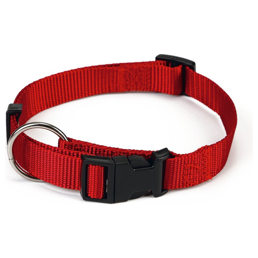 Hunde-Halsband Hundehalsband Nylon rot