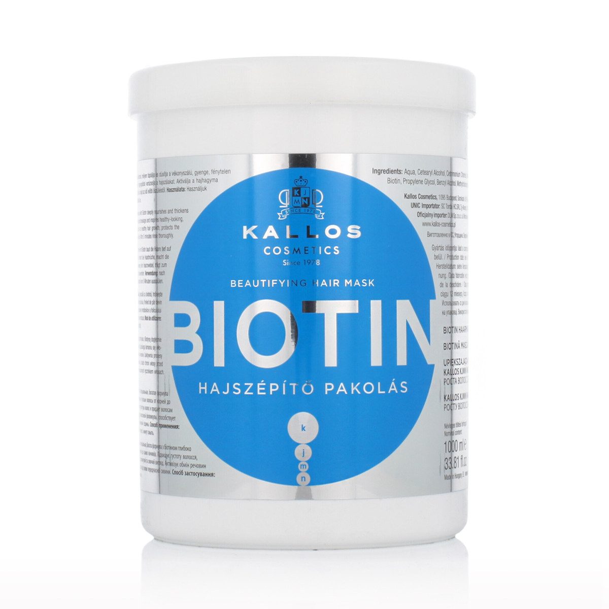 Kallos Cosmetics Haarmaske Biotin
