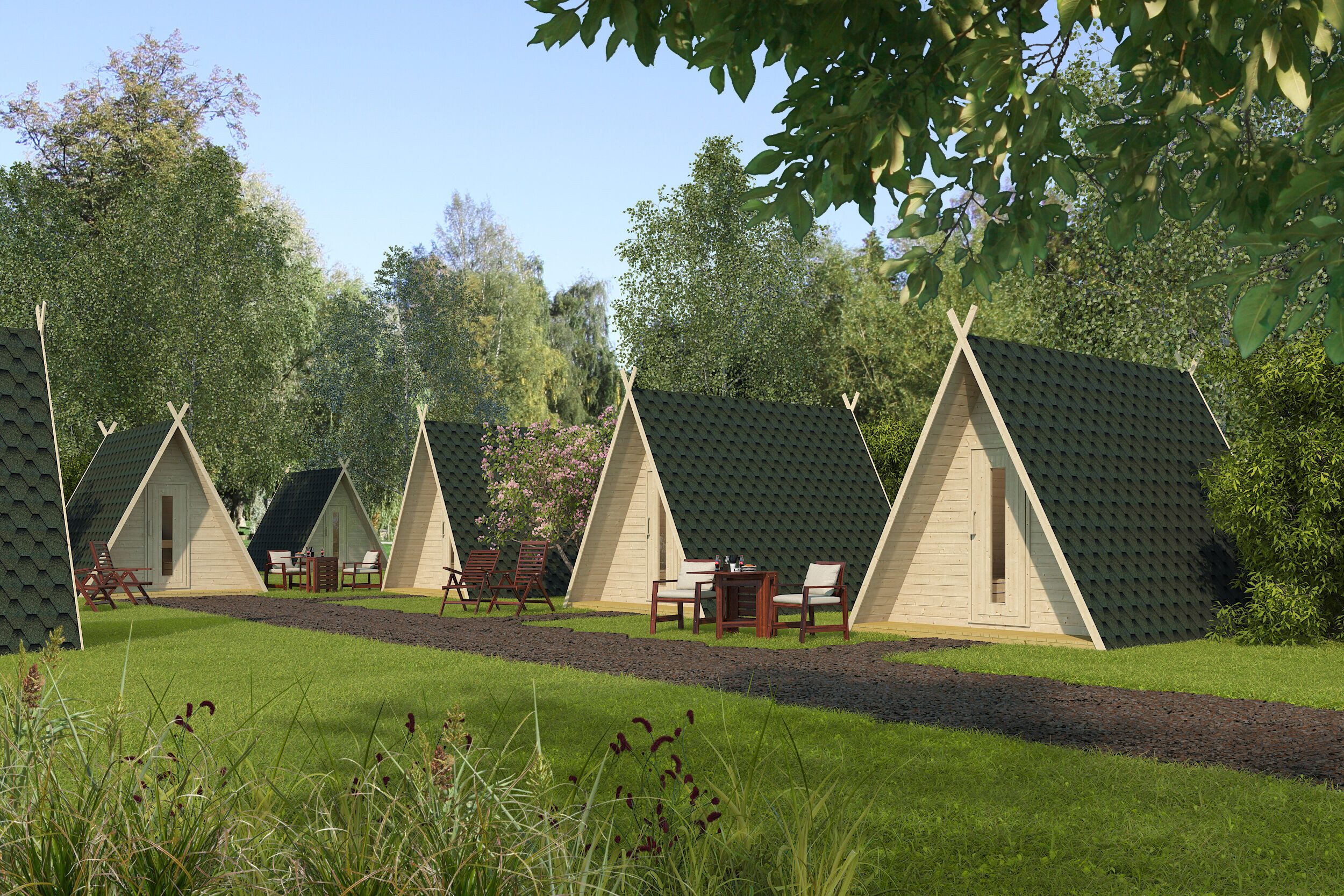 Fjordholz Gartenhaus Wigwam 28