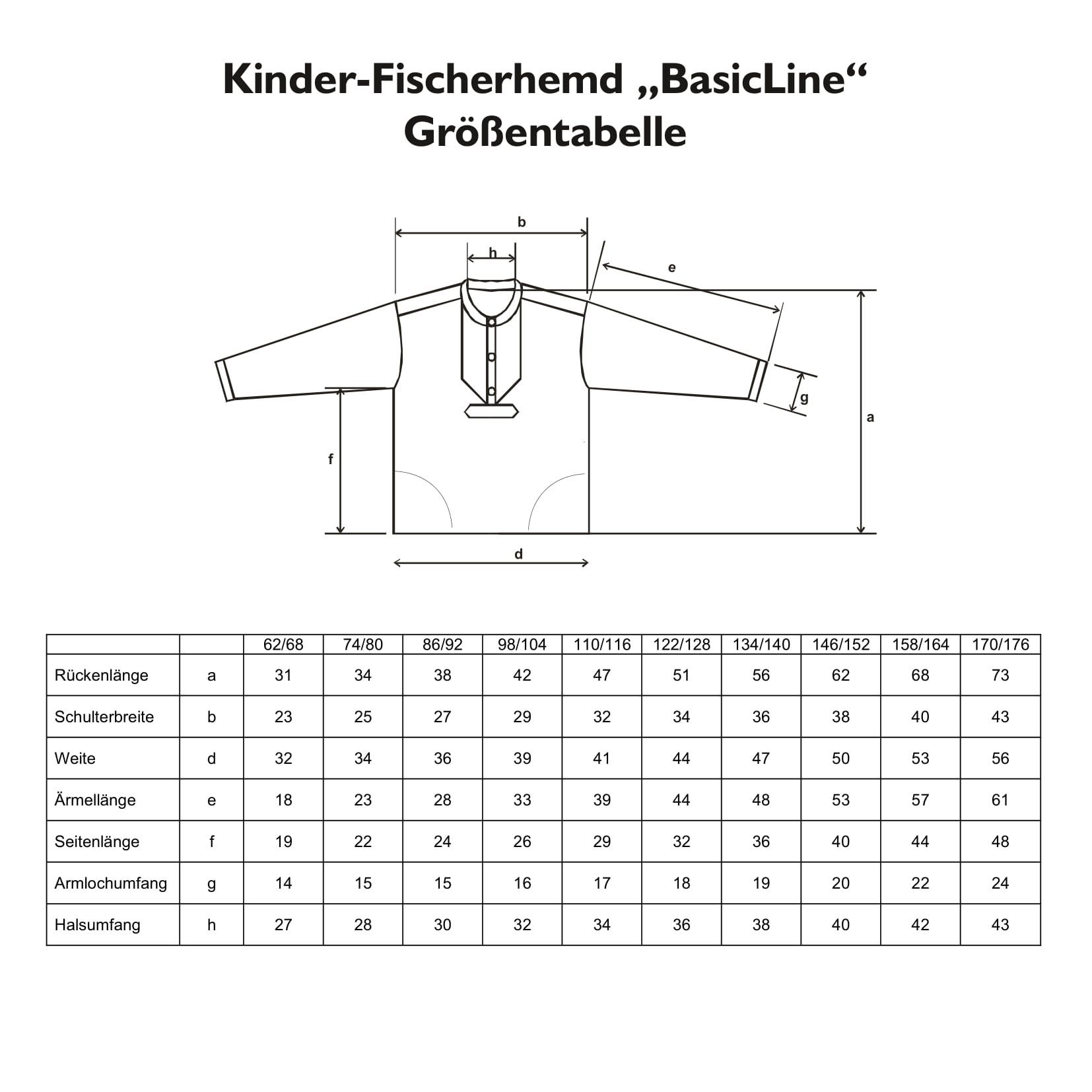 modAS Langarmhemd 8209 Kinder Fischerhemd Finkenwerder Basic Line - Seemann-Hemd gestreift