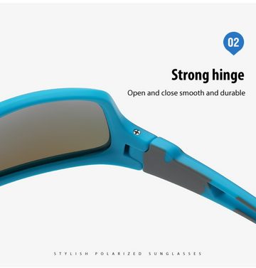 PACIEA Fahrradbrille Sportbrille Polarisiert Ultraleicht UV Schutz Damen Herren