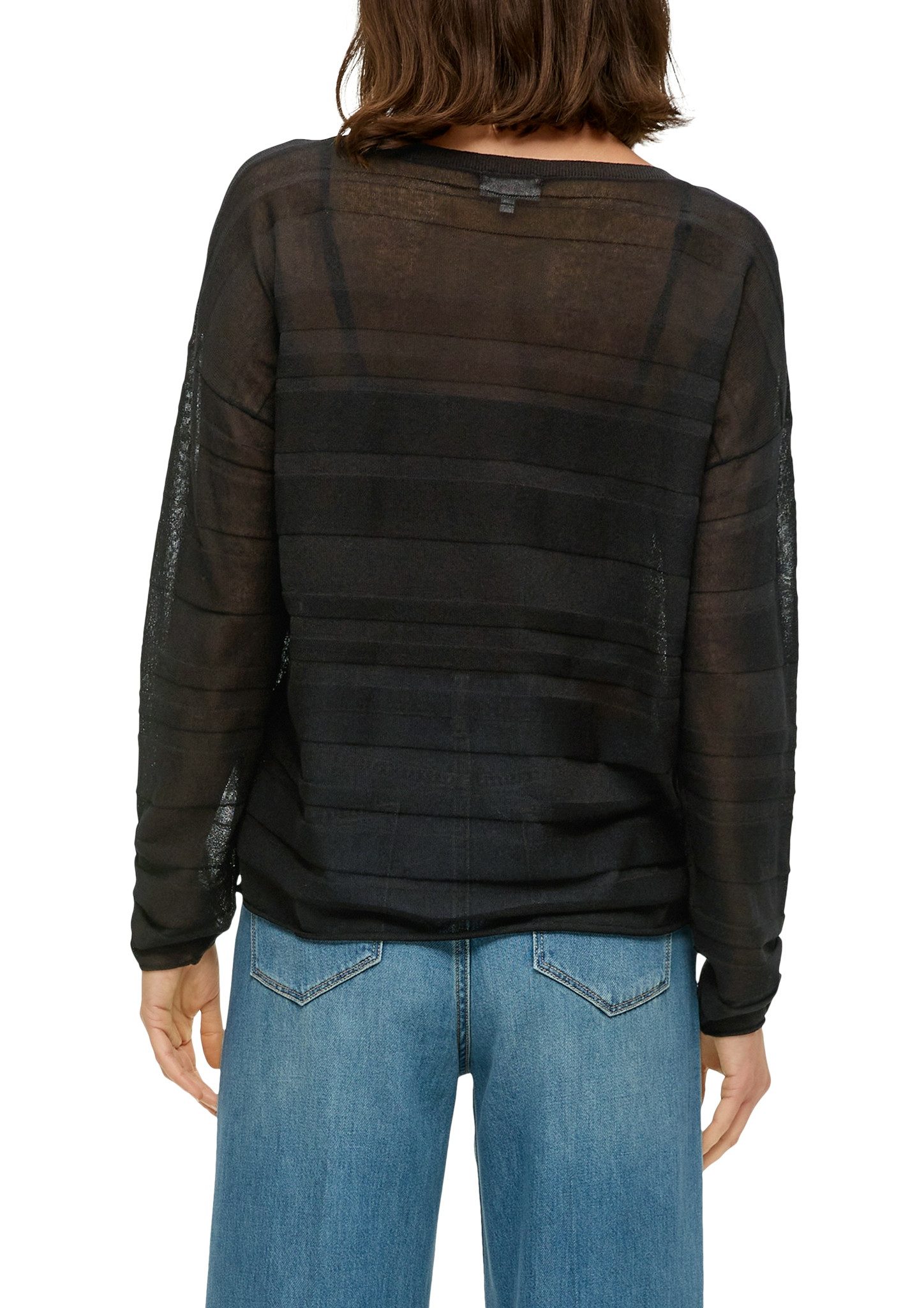 s.Oliver Strickpullover mit Musterstruktur günstig online kaufen