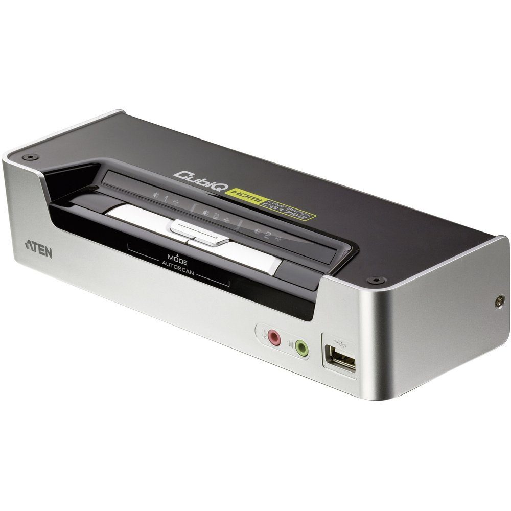 ATEN CS1792 2 Port KVM-Umschalter HDMI USB 1920 x 1200 Pixel Adapter