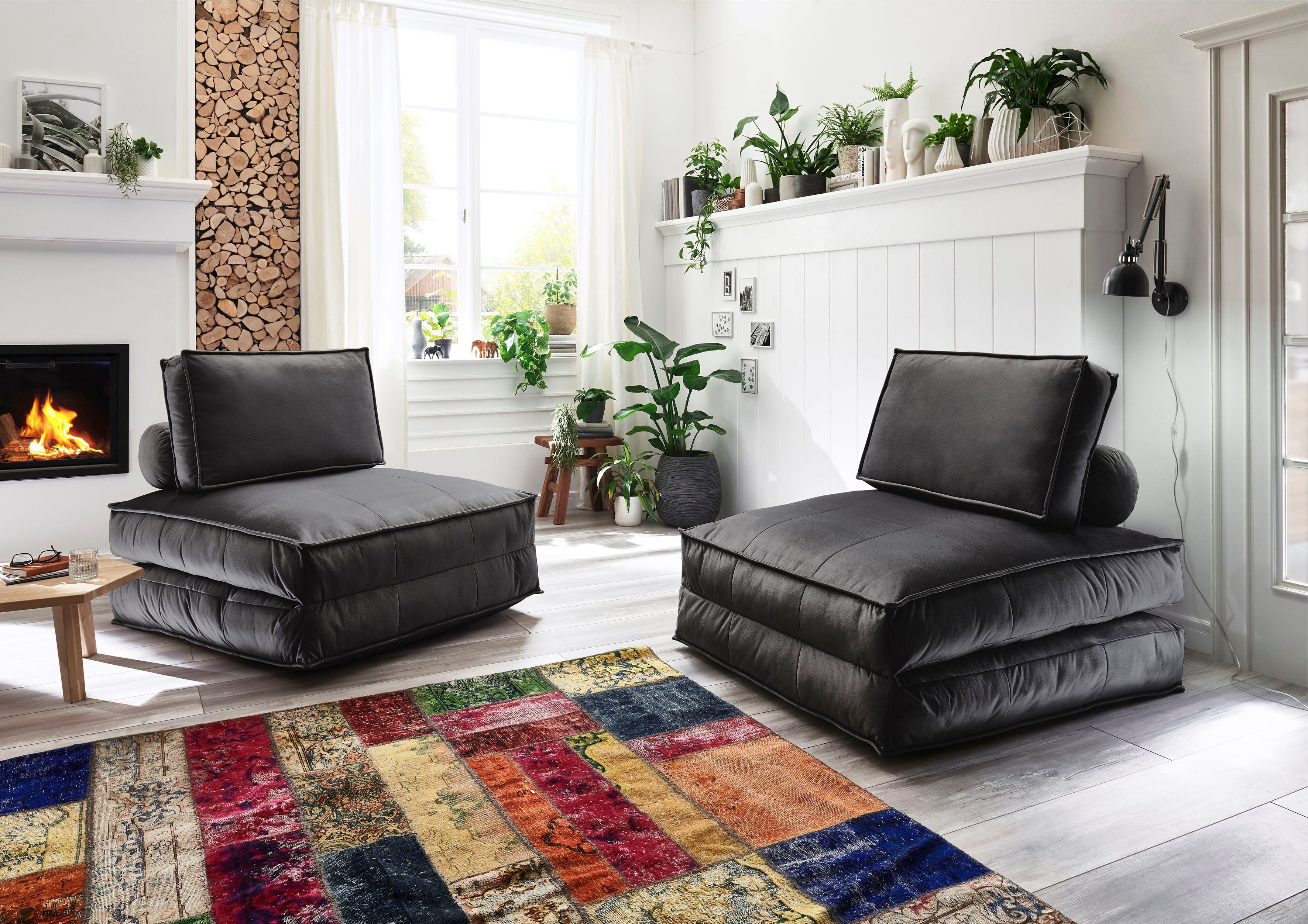 zum ATLANTIC XXL-Sessel collection | Gästebett Miro, anthrazit home XXL-Sessel anthrazit wandelbar