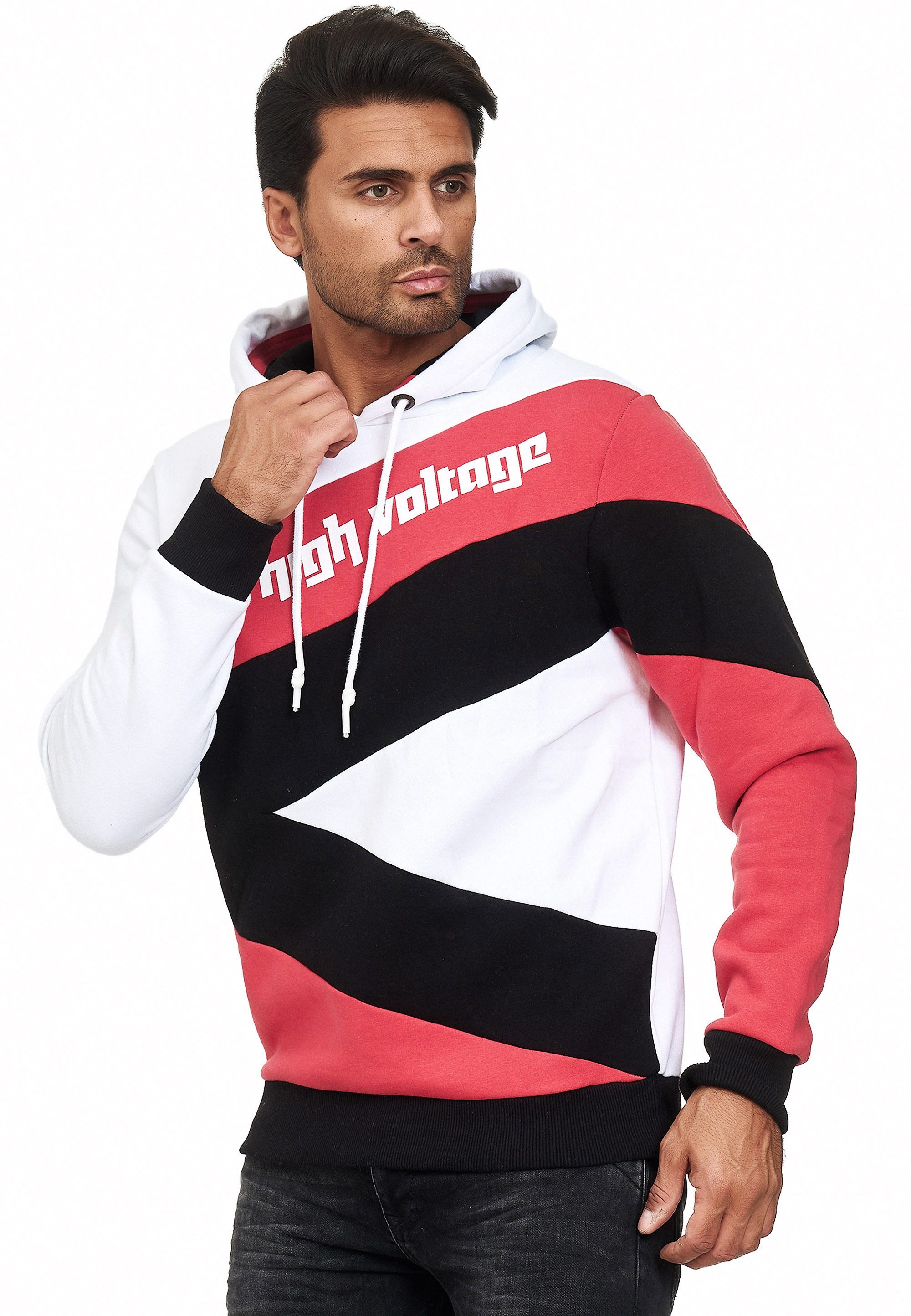 Rusty Neal Kapuzensweatshirt in sportlichem Design günstig online kaufen