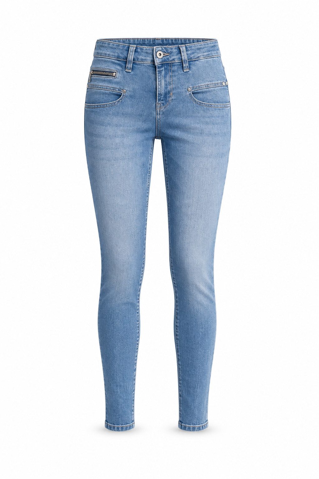 Freeman T. Porter Skinny-fit-Jeans Alexa High Waist Cropped S-SDM Jean