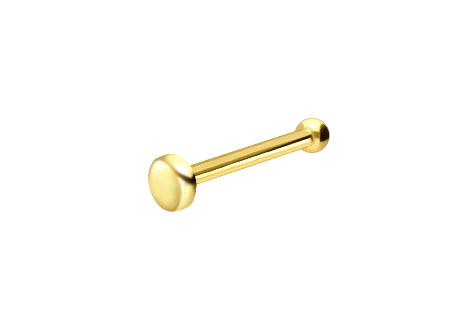PIERCINGLINE Nasenpiercing Chirurgenstahl Nasenstecker Pin PLATTE (Nasenstecker, 1-tlg)
