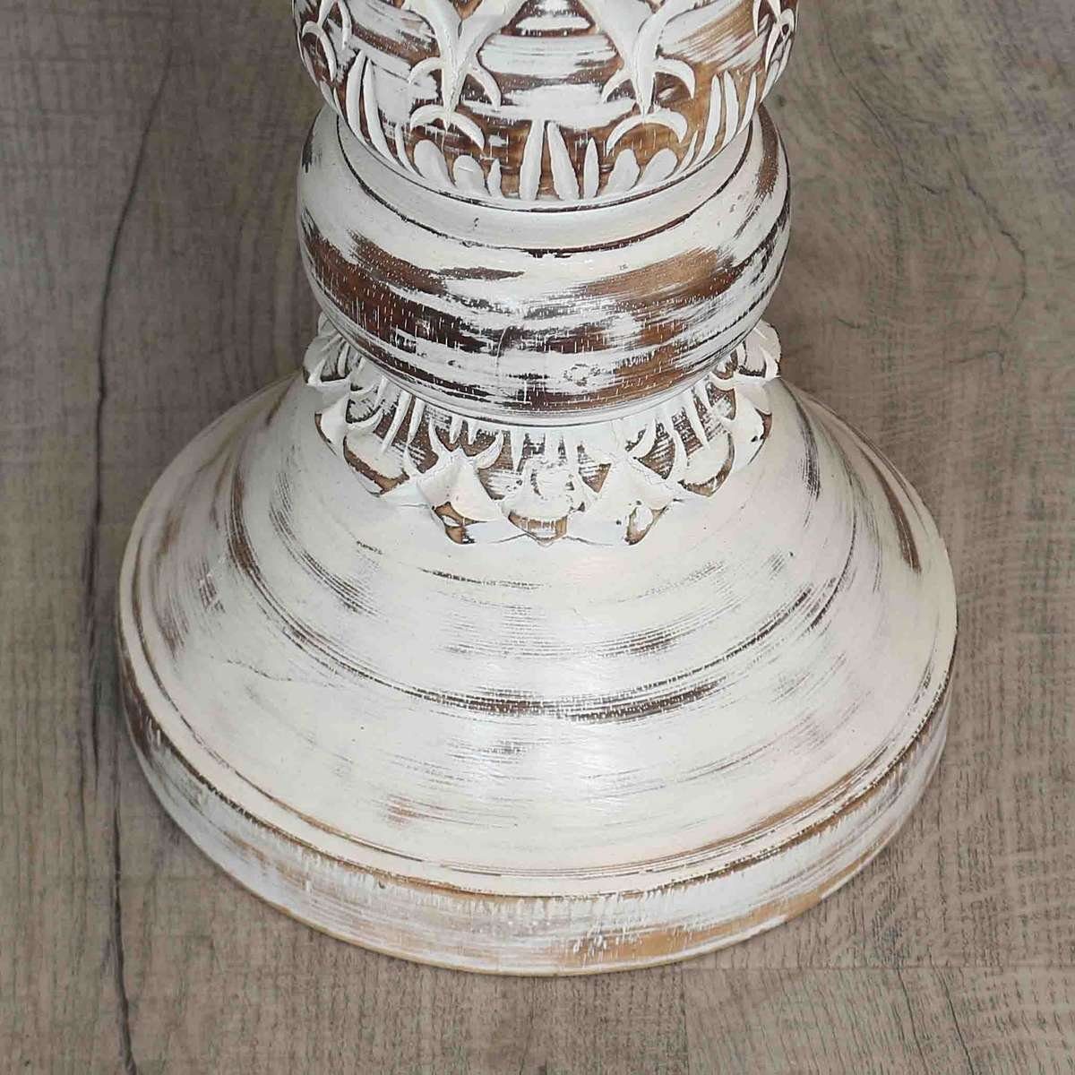 St), Galerie mittel Säule 80 Antik Batya Oriental (1 cm Modell whitewash Blumenhocker Handarbeit